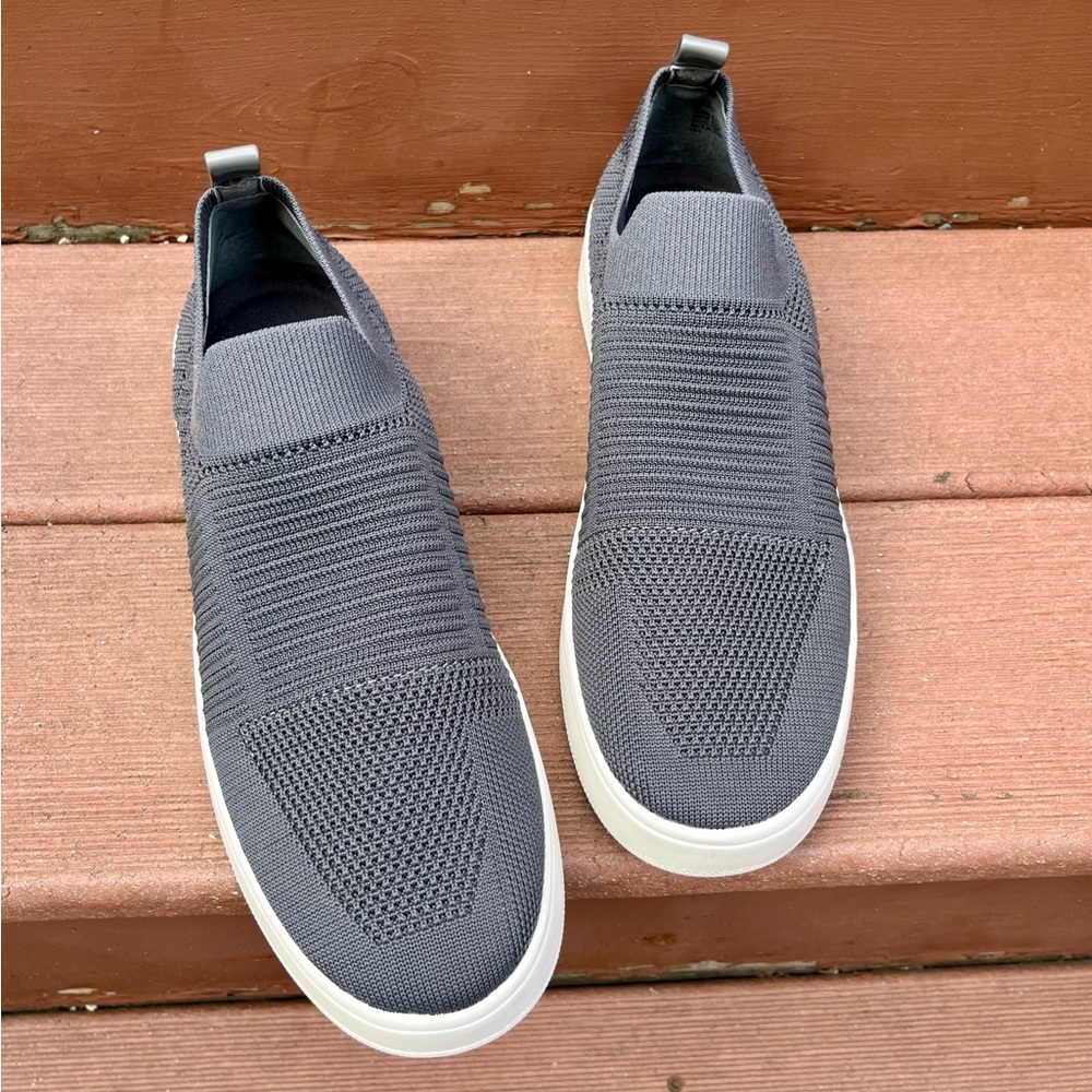 New Steve Madden Women’s Knit Sneakers, Gray, 9